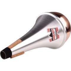 Denis Wick Sourdine trombone droite aluminium fond cuivre - Vue 2